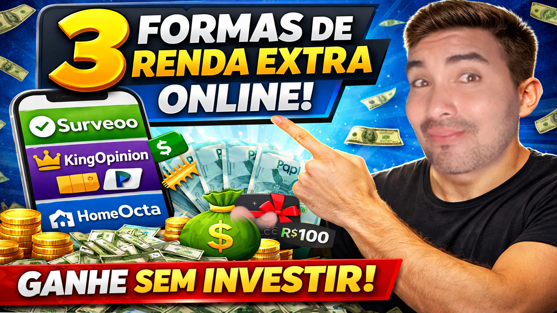 💻 3 Formas de Fazer Renda Extra Online em 2026 (Sem Investir Dinheiro)